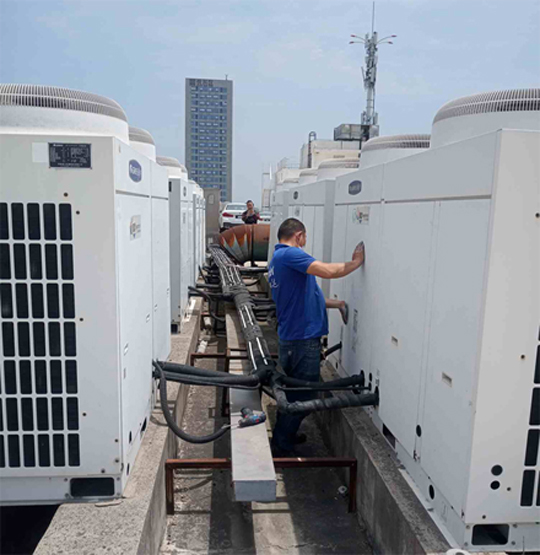 五峰中央空调制热和不制冷系统维修方法